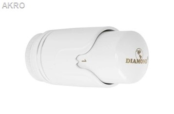 Głowica termostatyczna biała DIAMOND M30x1,5 Art.404